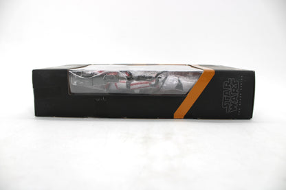 Incinerator Trooper Star Wars Black Series 6-Inch Figure — Side View with Orange Accent Stripe