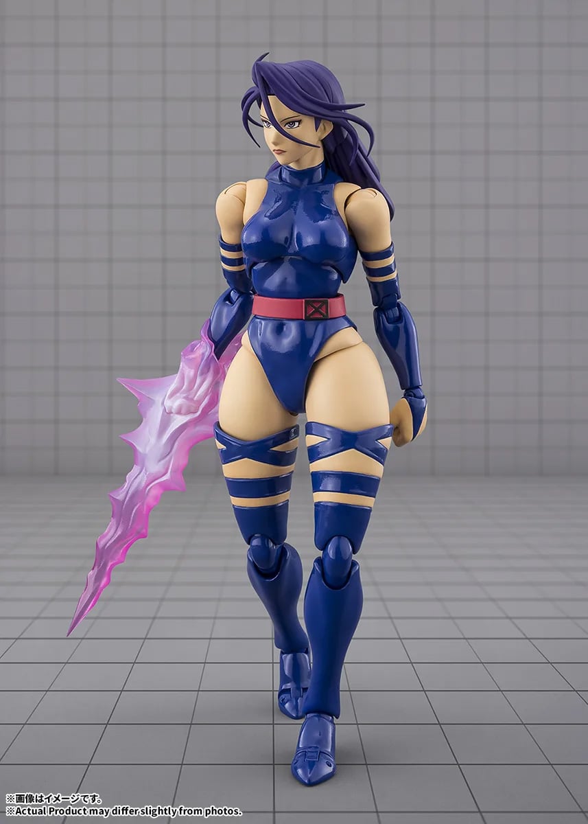 Psylocke Gamerverse S.H.Figuarts 6-Inch Figure — Walking Pose with Large Psychic Knife Effect