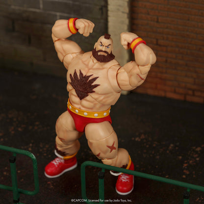 Zangief Ultra Street Fighter II 1/12 Scale Figure — Front View Flexing Pose