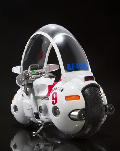 Bulma Capsule No. 9 S.H.Figuarts Motorcycle — Back View with AF4029 Livery