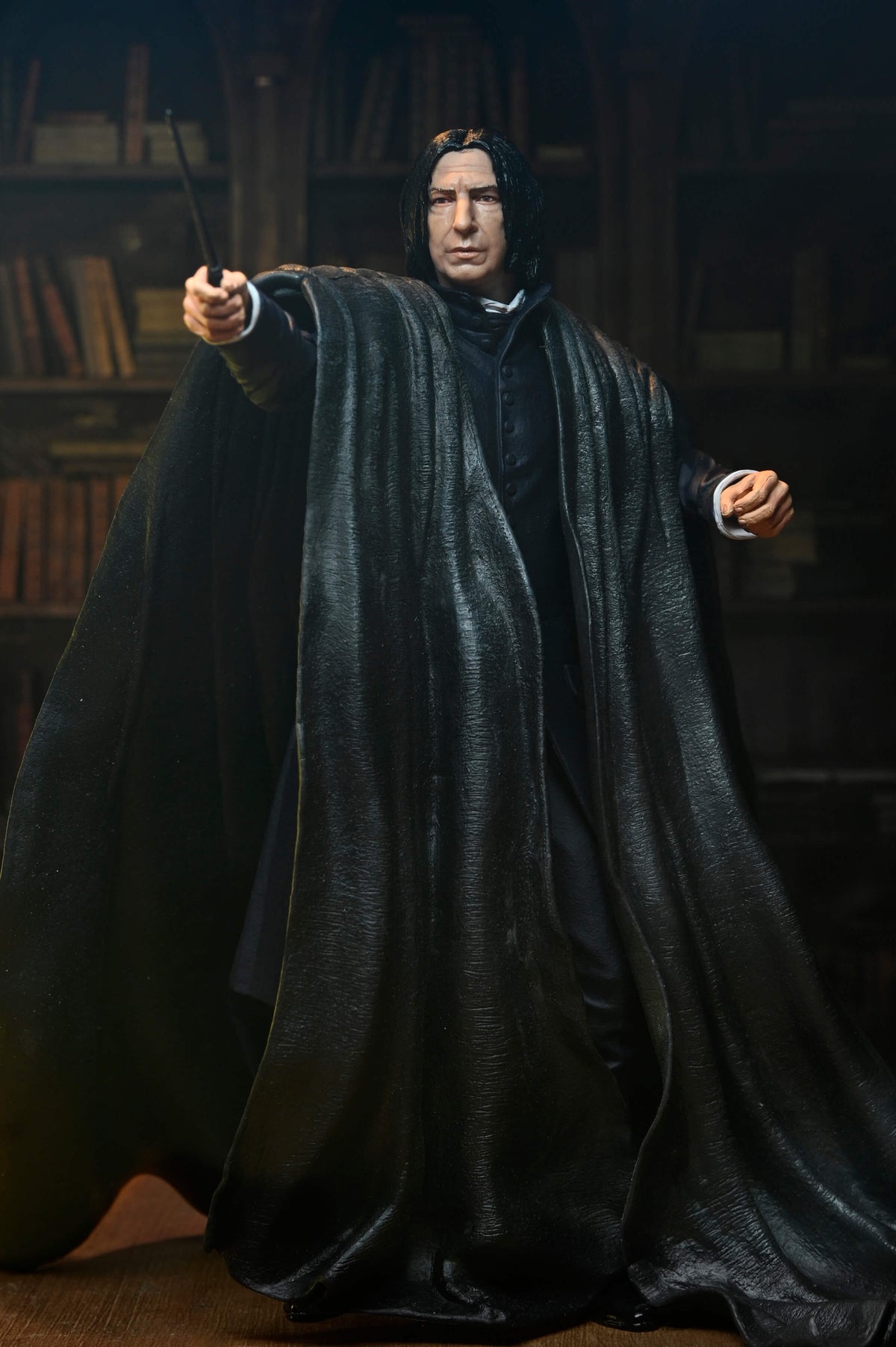 Professor Snape Harry Potter Legacy Collection 7-Inch Figure — Front View Cloak Spread Wide