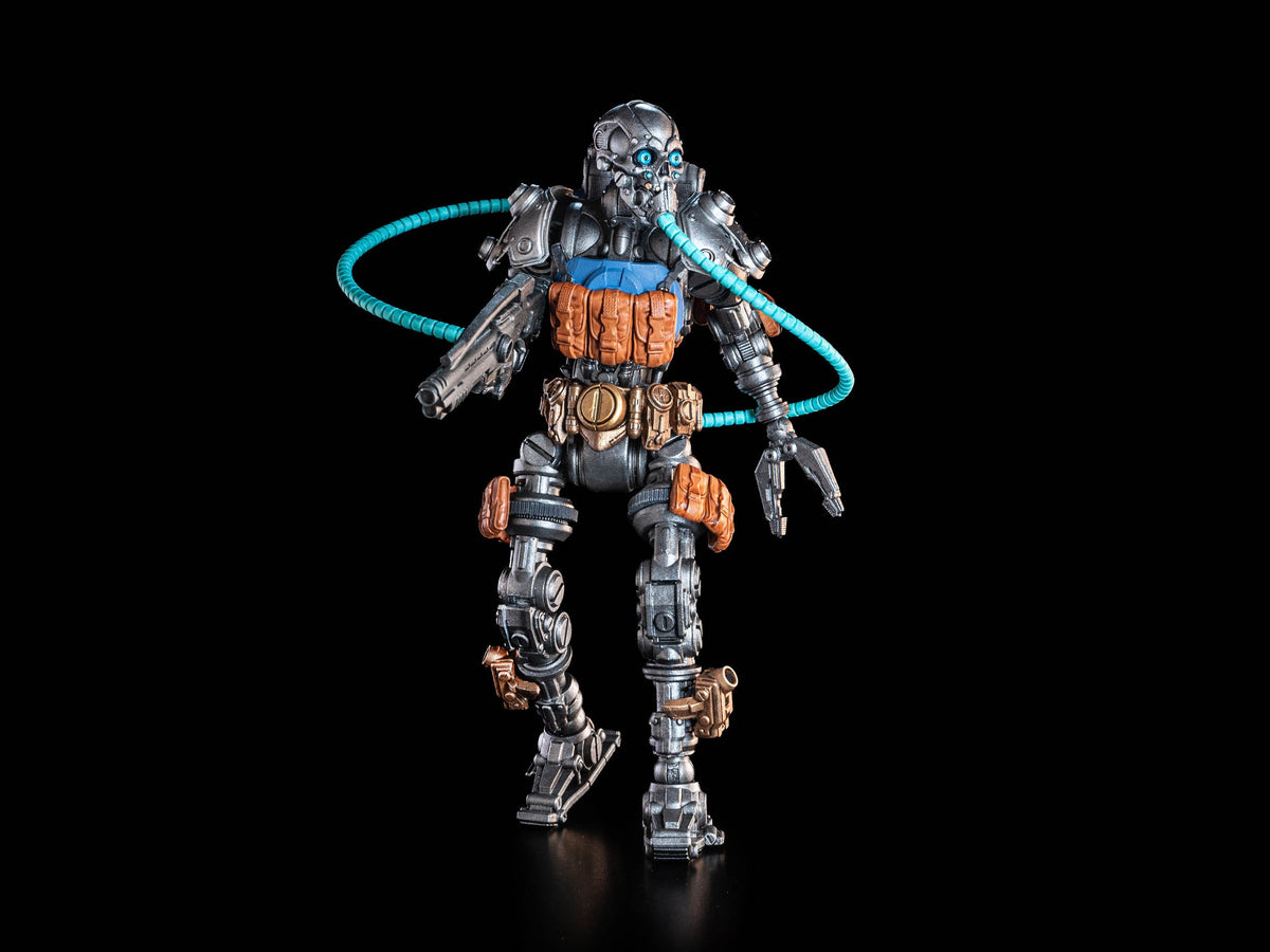 Protectorate ACU Cosmic Legions 6-Inch Mission Pack — Front View with Teal Tubes