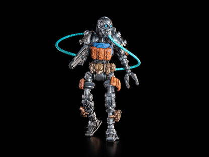 Protectorate ACU Cosmic Legions 6-Inch Mission Pack — Front View with Teal Tubes