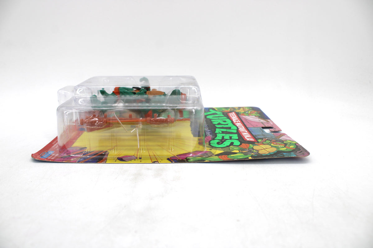 Michaelangelo TMNT Retro Classic 2021 Carded Figure — Opposite Side View Bubble Detail