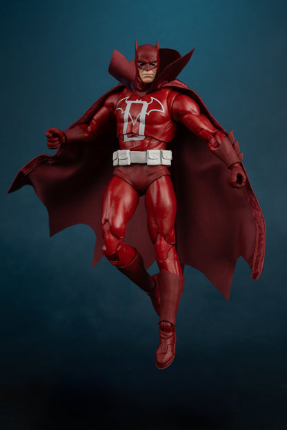 Batman Knight Terrors DC Multiverse 7-Inch Figure — Articulation Pose Mid-Flight Cape Fully Extended