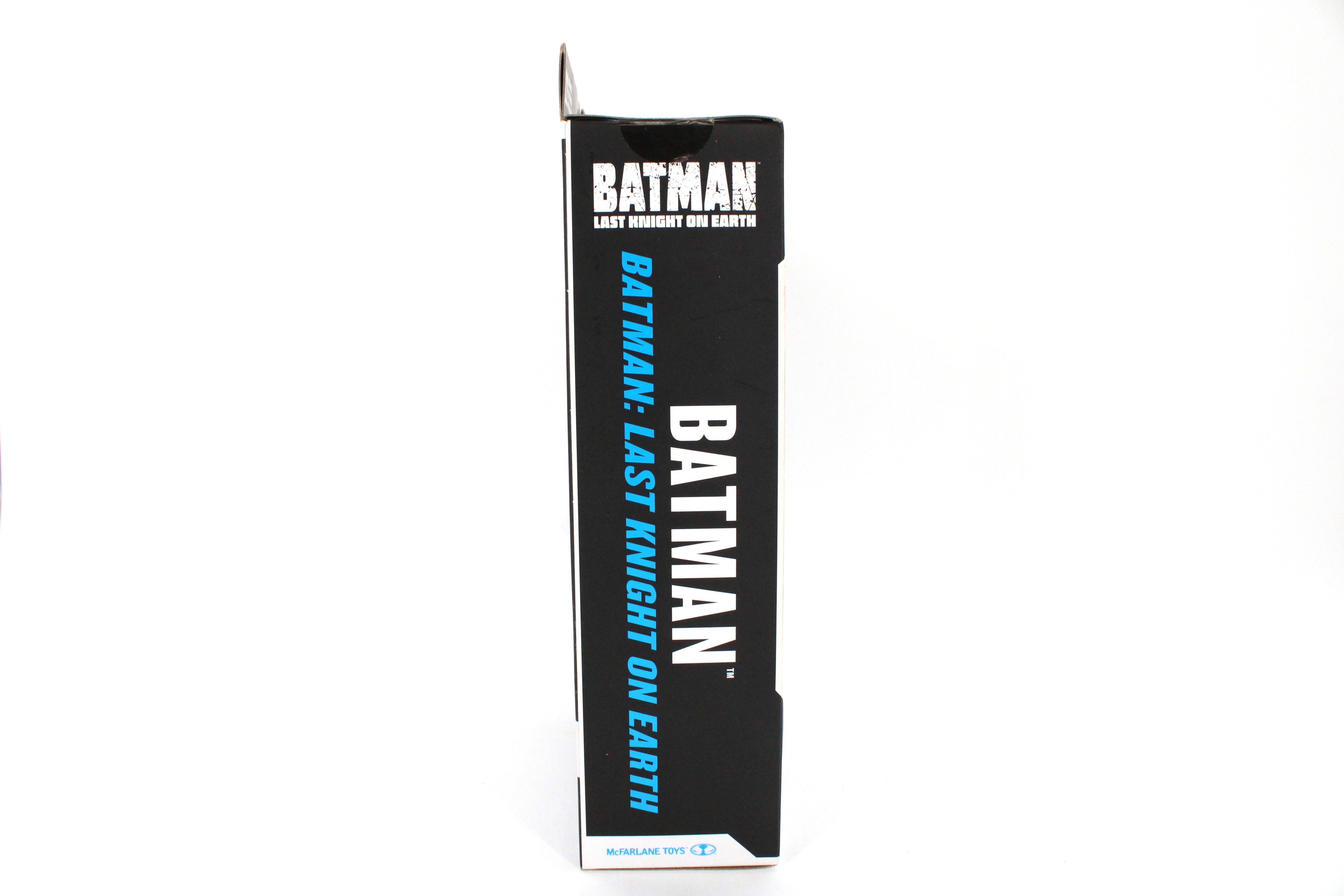 Batman Last Knight on Earth DC Multiverse Figure — Box Side View
