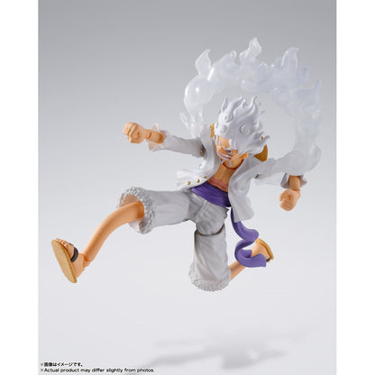 Luffy Gear 5 S.H.Figuarts 6-Inch Figure — Articulation Pose Aerial Kick
