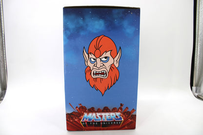 Beast Man MOTU NECA Deluxe Latex Mask 2022 — Box Side with Cartoon Artwork