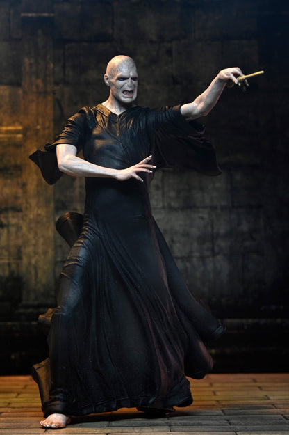 Lord Voldemort Harry Potter Legacy Collection 7-Inch Figure — Side View Dynamic Dueling Stance