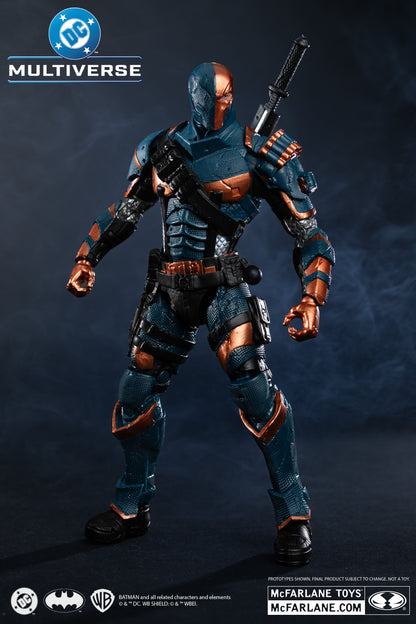 Deathstroke DC Multiverse 7-Inch Figure — Articulation Pose with Katana on Back