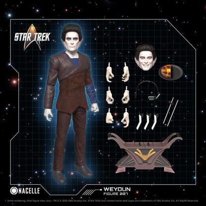 Weyoun DS9 Fig.007 Nacelle 1/10 Scale Figure — Accessories Included