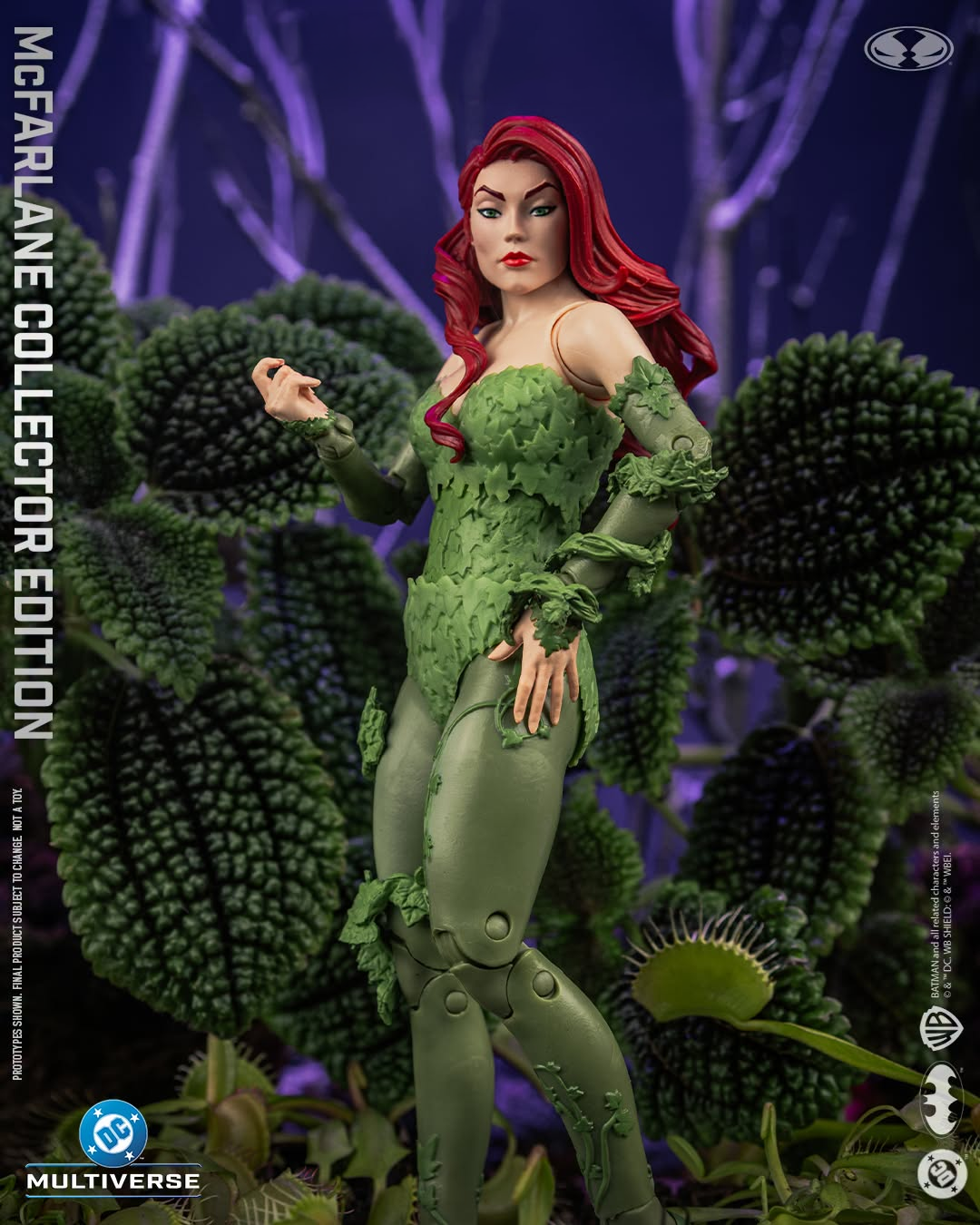 Poison Ivy DC Multiverse Collector Edition 7-Inch Figure — Articulation Pose Side Three-Quarter View