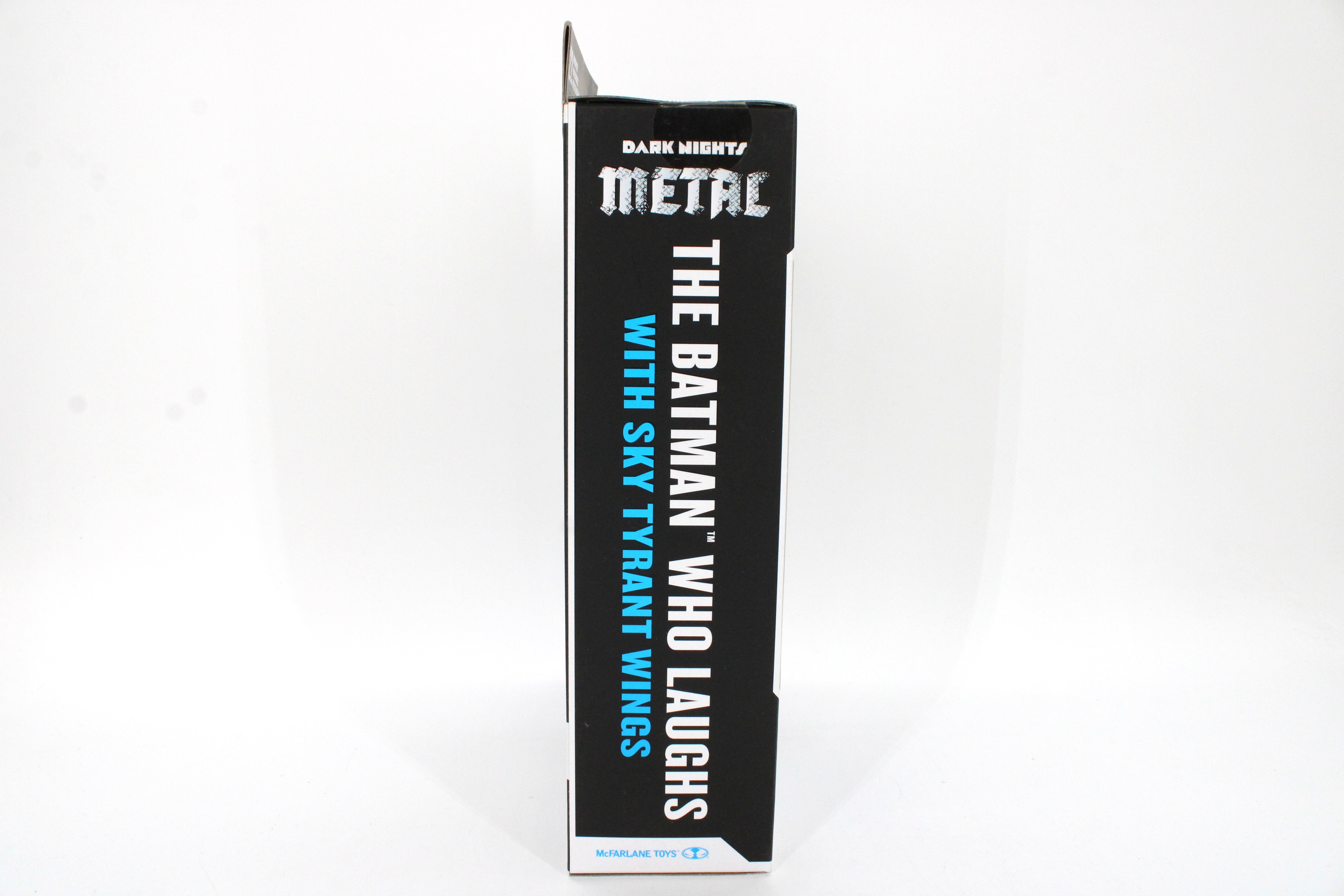 Batman Who Laughs Sky Tyrant DC Multiverse 7-Inch Figure — Box Side with Dark Nights Metal Branding