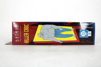 Killer Croc Batman Animated Series 6-Inch Figure — Box Side View with Animation Art and DC Direct McFarlane Branding