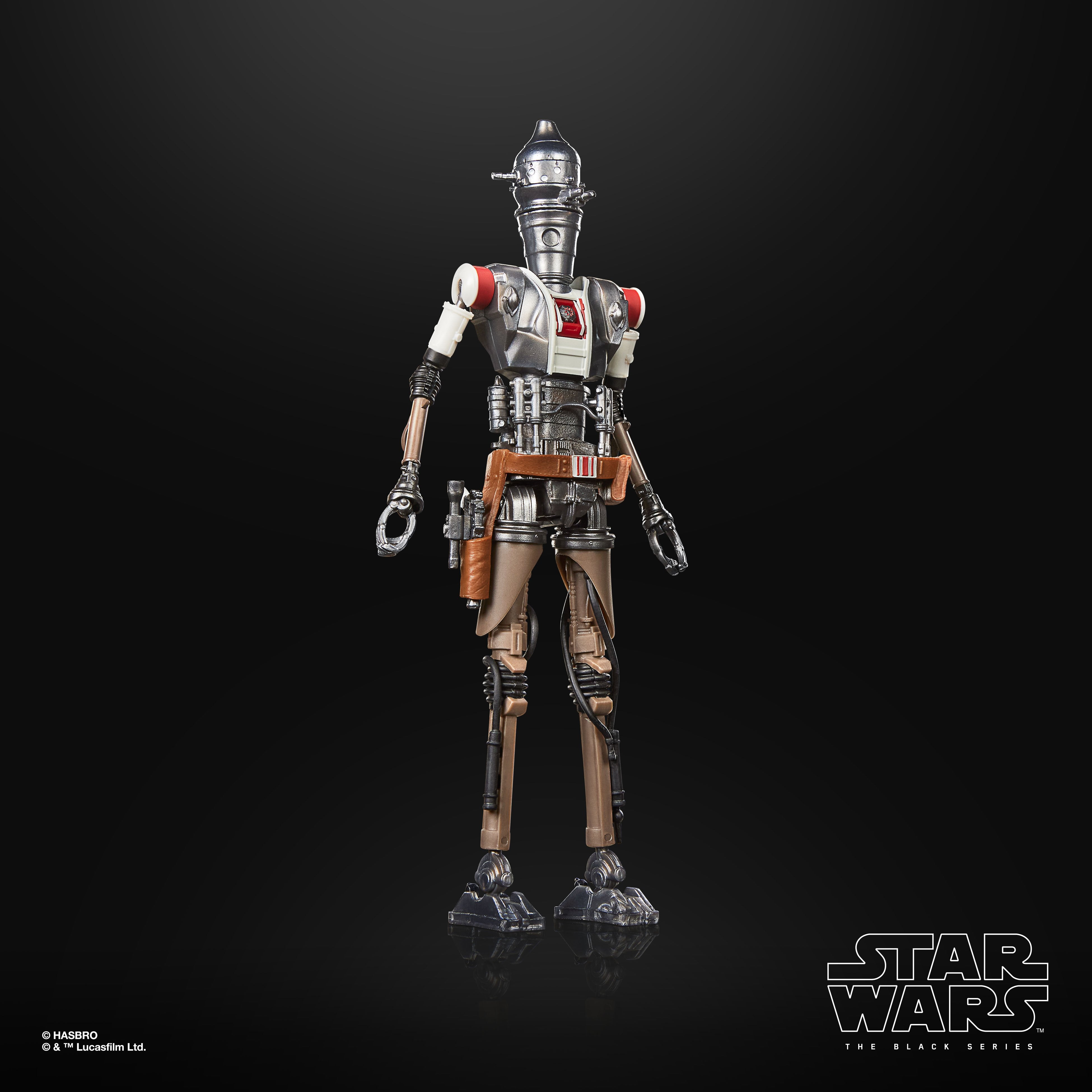 IG-11 Nevarro Marshal Black Series 6-Inch Figure — Side View Left Arm Extended