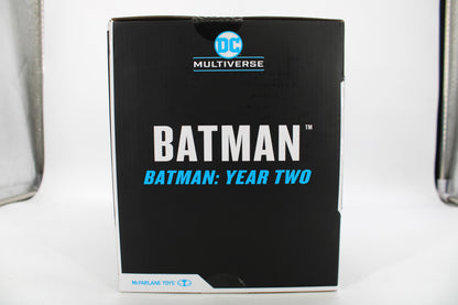 Batman Year Two DC Multiverse Gold Label Figure — Box Side Panel with Batman Year Two Title Detail