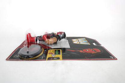 Sting WWE Retro Series 2018 Figure — Opposite Side View with Scorpion Base and Mayhem Panel