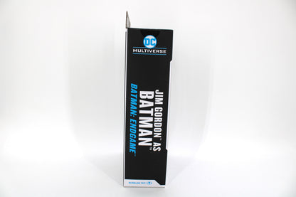 Jim Gordon as Batman DC Multiverse 7-Inch Figure — Left Spine View