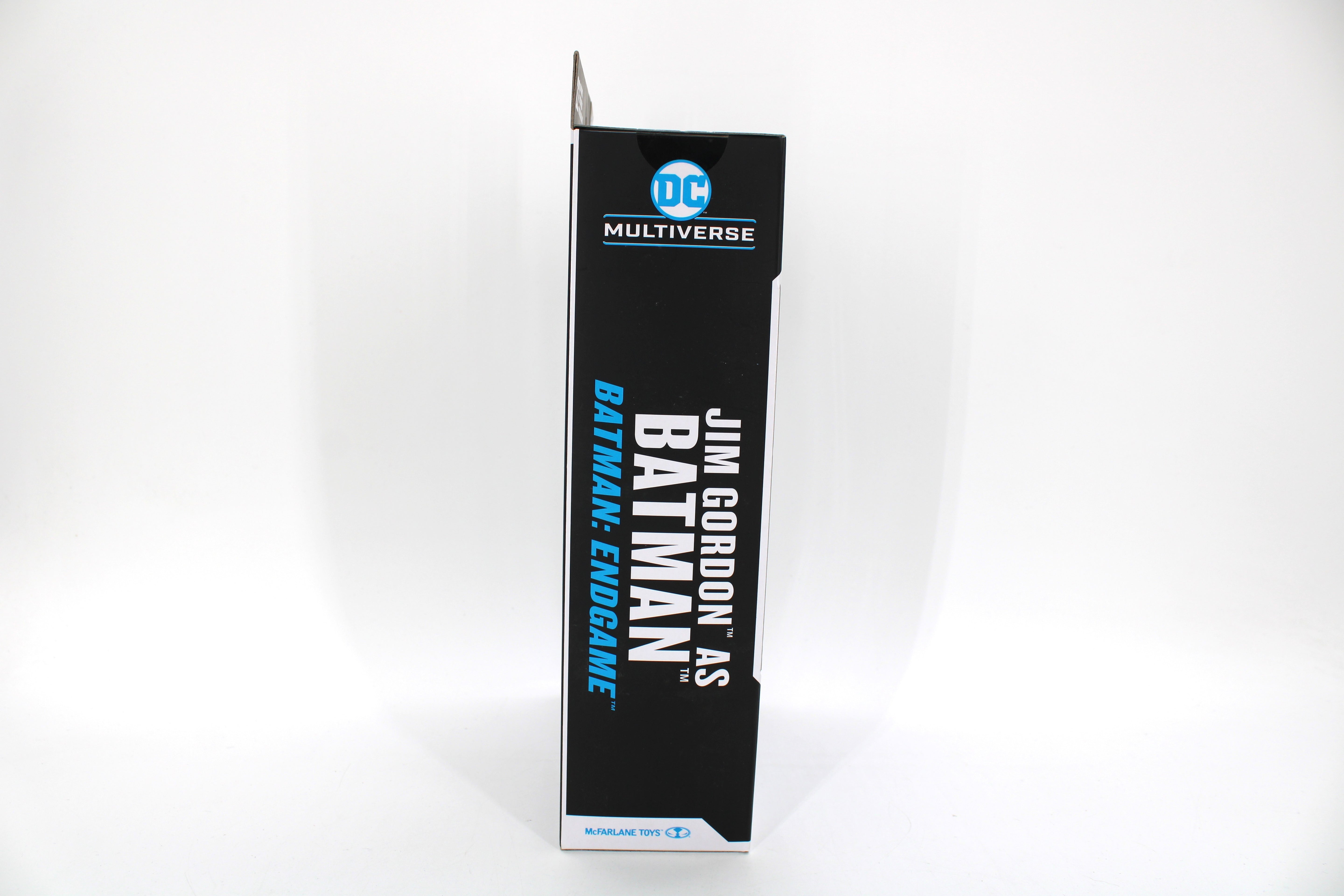 Jim Gordon as Batman DC Multiverse 7-Inch Figure — Left Spine View
