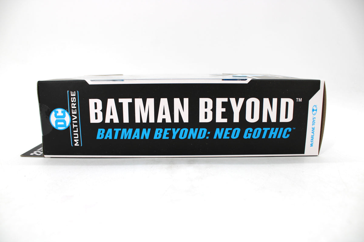 Batman Beyond Neo Gothic DC Multiverse Platinum Edition — Side Panel Detail with Batman Beyond Neo Gothic Branding