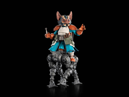 Dr. Zajjarii Cosmic Legions 6-Inch Figure — Front View Standing on Crawler with Full Legs Displayed