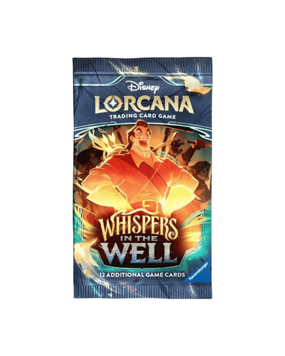 Whispers in the Well Booster Pack Disney Lorcana — Pack Front featuring Gaston