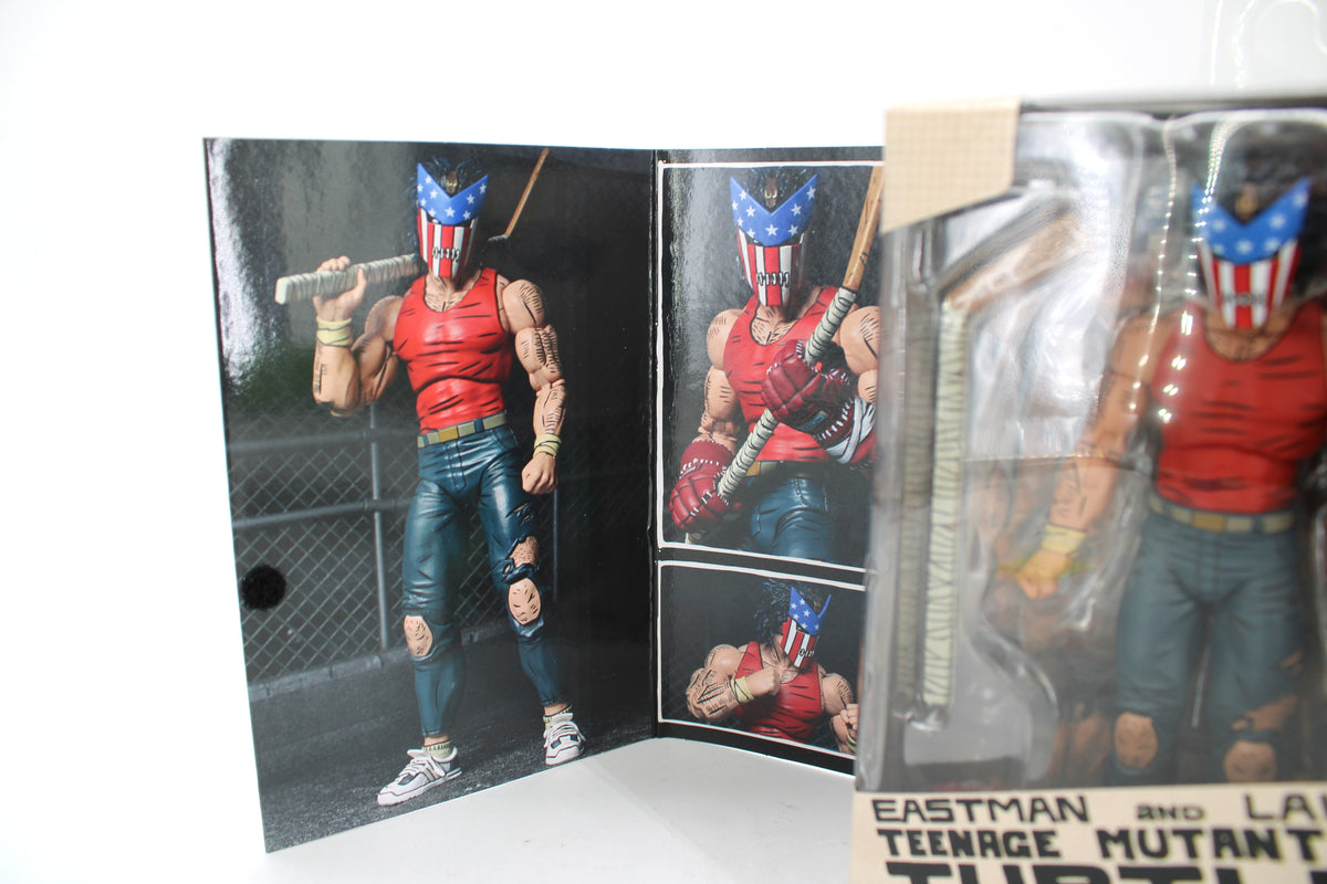 Casey Jones Bodycount NECA Ultimate TMNT Figure — Gatefold Interior Photo Art Close-Up