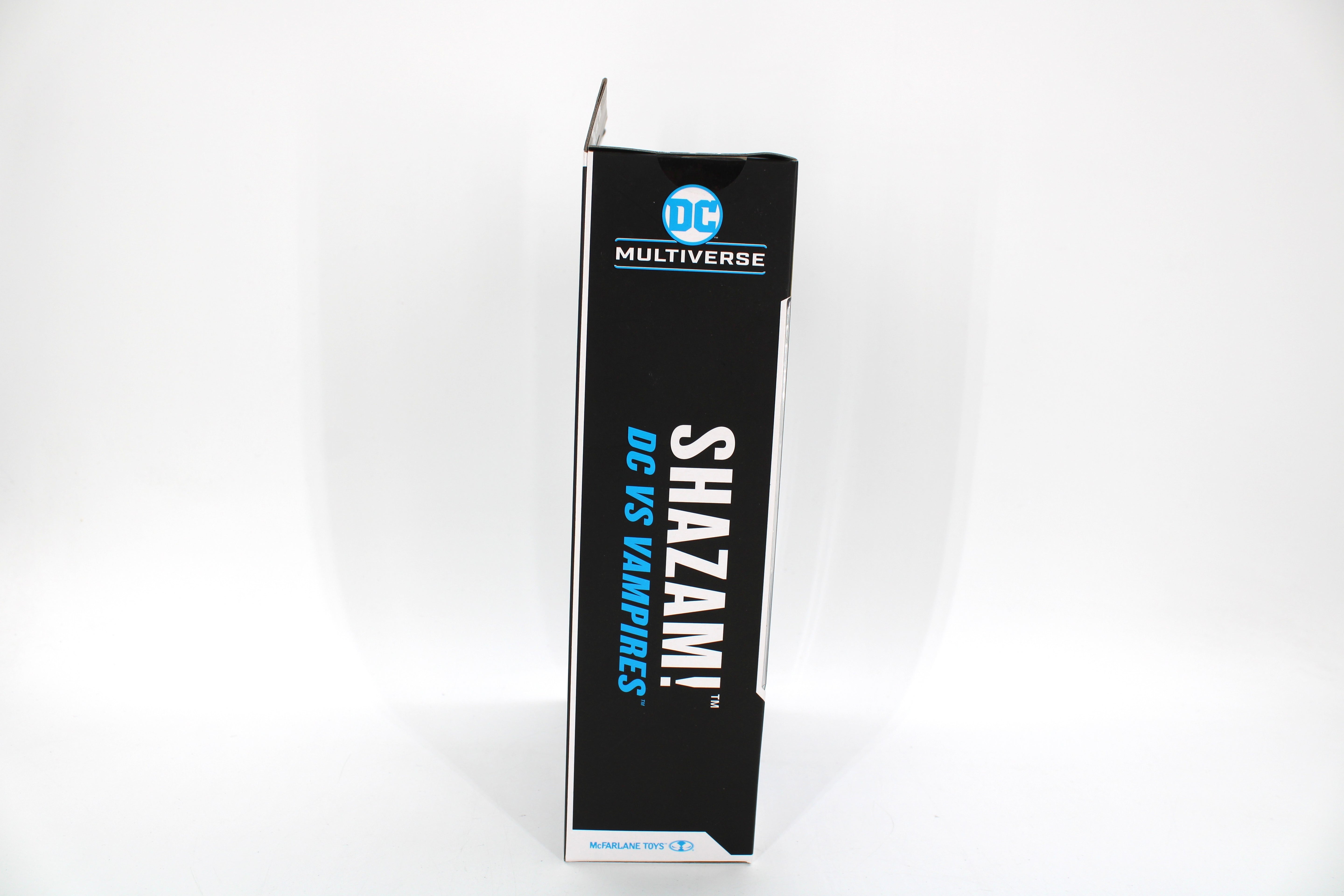 Shazam DC vs. Vampires DC Multiverse Gold Label Figure — Box Spine with Character and Arc Name