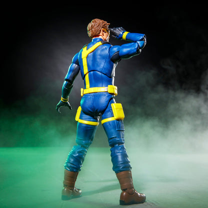Cyclops Marvel Legends 6-Inch Figure — Back View Showing Harness and Belt Detail