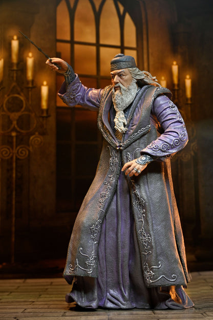 Dumbledore Harry Potter Legacy Collection 7-Inch Figure — Side View Wand Extended