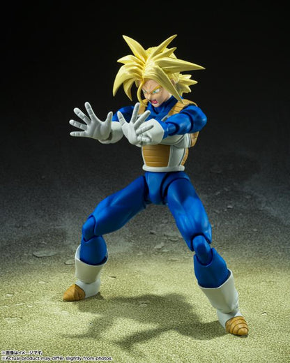 Super Saiyan Trunks S.H.Figuarts 5.5-Inch Figure — Battle Cry Expression Detail