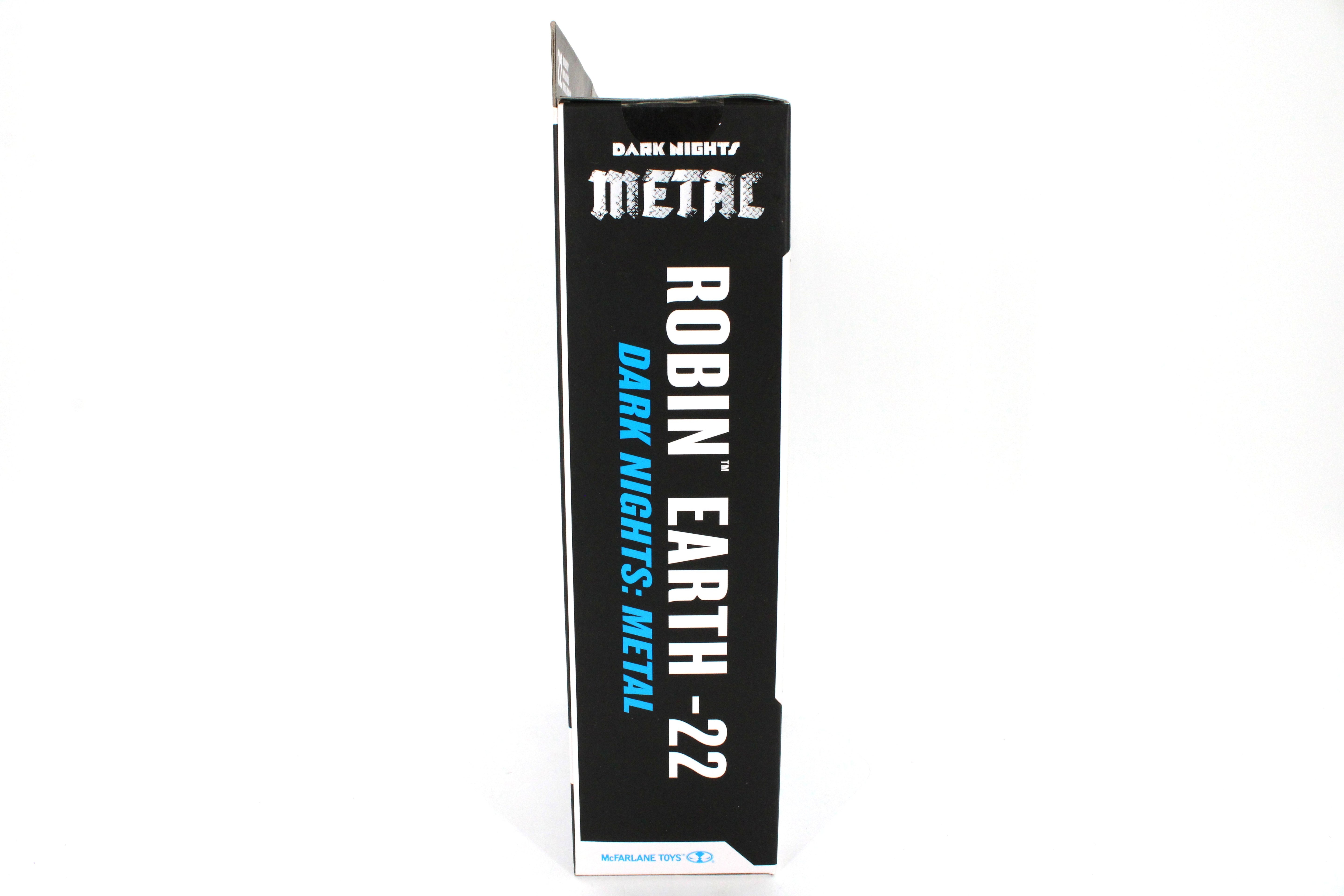 Robin Earth -22 DC Multiverse Dark Nights Metal Figure — Spine Side View