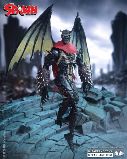 Nightmare Spawn Classic 7-Inch Figure — Articulation Pose Showing Dynamic Stride on Stone Base