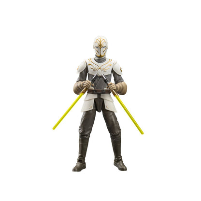 Jedi Temple Guards Black Series 6-Inch — Armored Guard Figure Front View with Dual Lightsabers