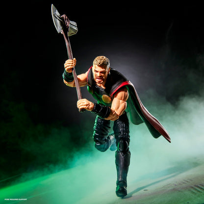 Thor Avengers Doomsday Marvel Legends 6-Inch Figure — Articulation Pose Running with Stormbreaker