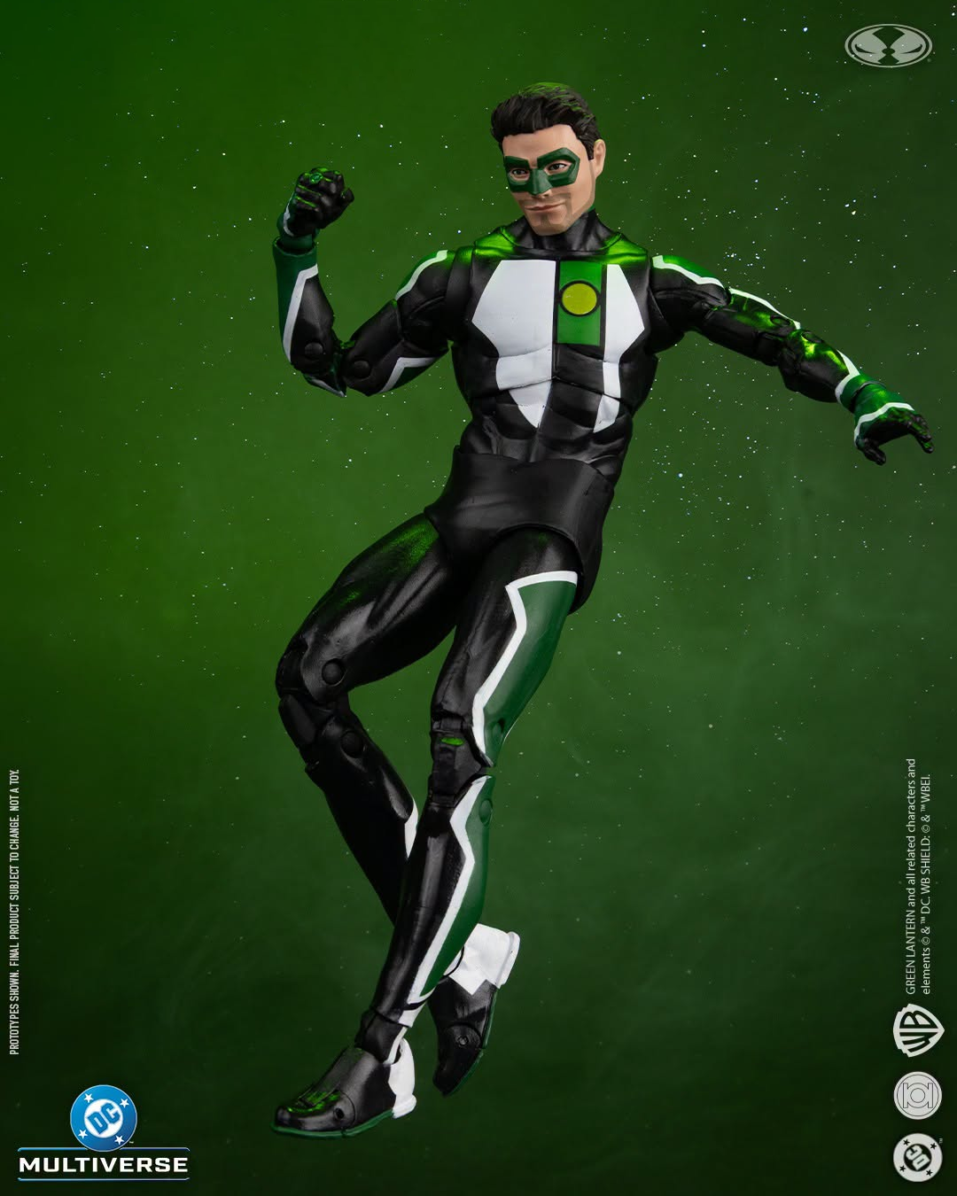 Kyle Rayner Green Lantern DC Multiverse 7-Inch Figure — Articulation Pose Side View