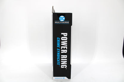 Power Ring Crime Syndicate DC Multiverse Figure — Box Side with DC Multiverse Branding