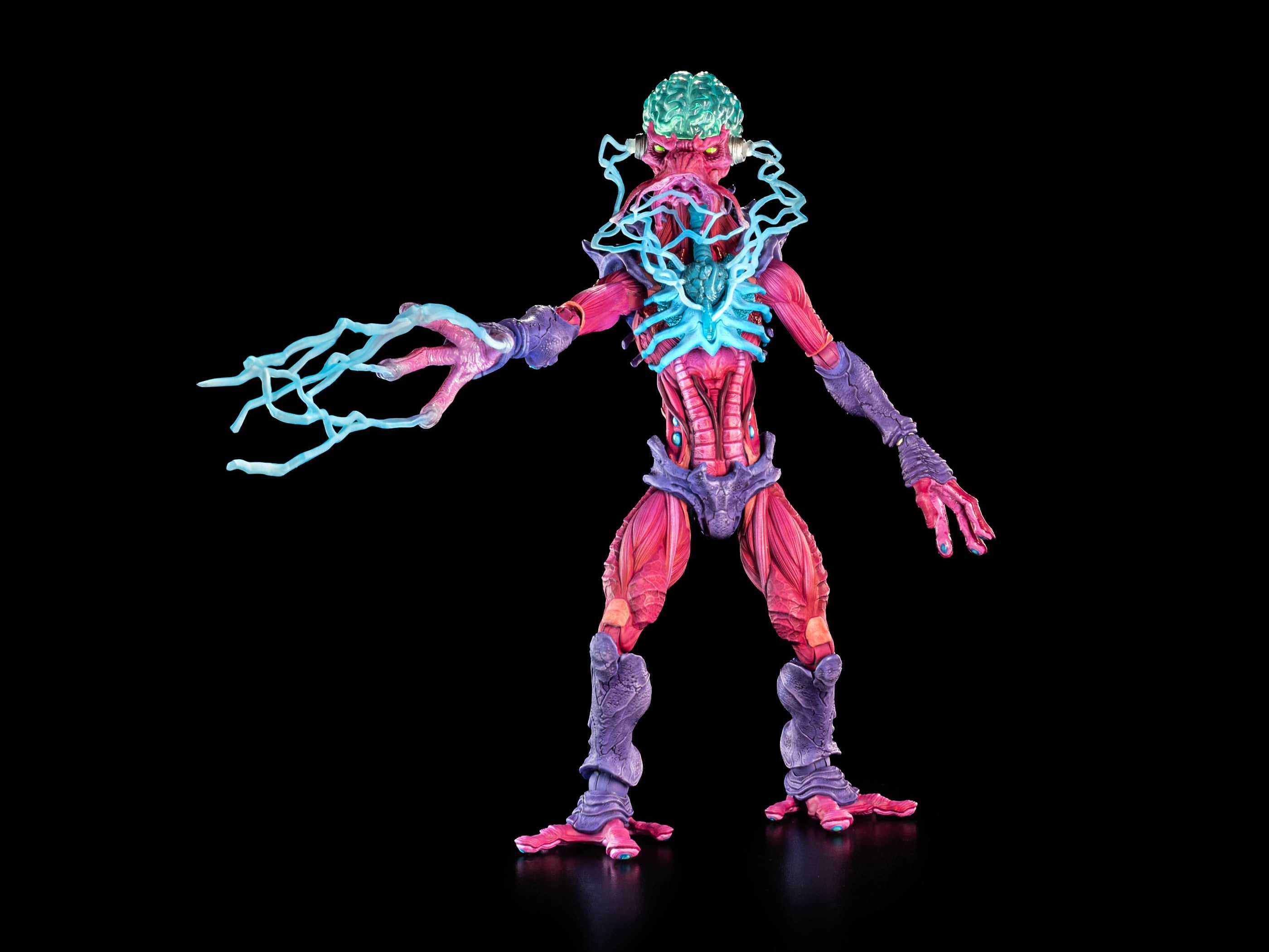 Zorrtexx Cosmic Legions 6-Inch Figure — Front View with Electrical Charge Hand Effect
