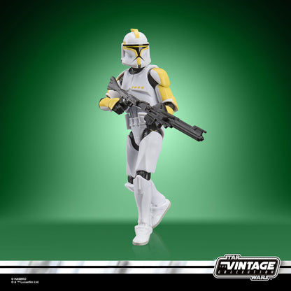 Clone Trooper Commander Vintage Collection 3.75-Inch Figure — Articulation Pose Walking