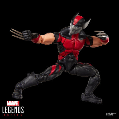 Ultimate Wolverine Marvel Legends 6-Inch Figure — Wide Stance Articulation Pose with Both Claw Hands Extended