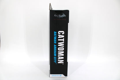 Catwoman DC Multiverse Arkham City Figure — Box Side View with Character Name and Batman Arkham City Logo