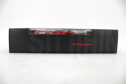 Darth Nihilus Black Series Gaming Greats 6-Inch Figure — Side Panel with Window Cutout and Red Lightsaber Visible