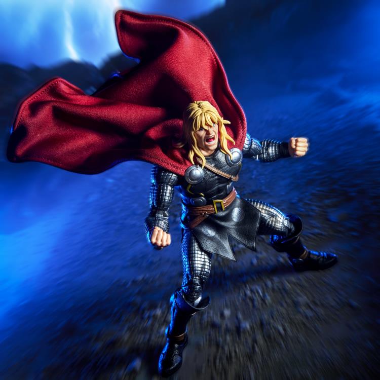 Thor Marvel Legends Maximum Series 6-Inch Figure — Helmetless Head Flying Articulation Pose
