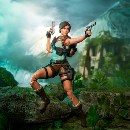 Lara Croft G.I. Joe Classified Series 6-Inch Figure — Dynamic Action Pose with Dual Pistols