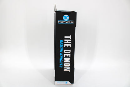 The Demon DC Multiverse 7-Inch Figure — Box Spine Side View