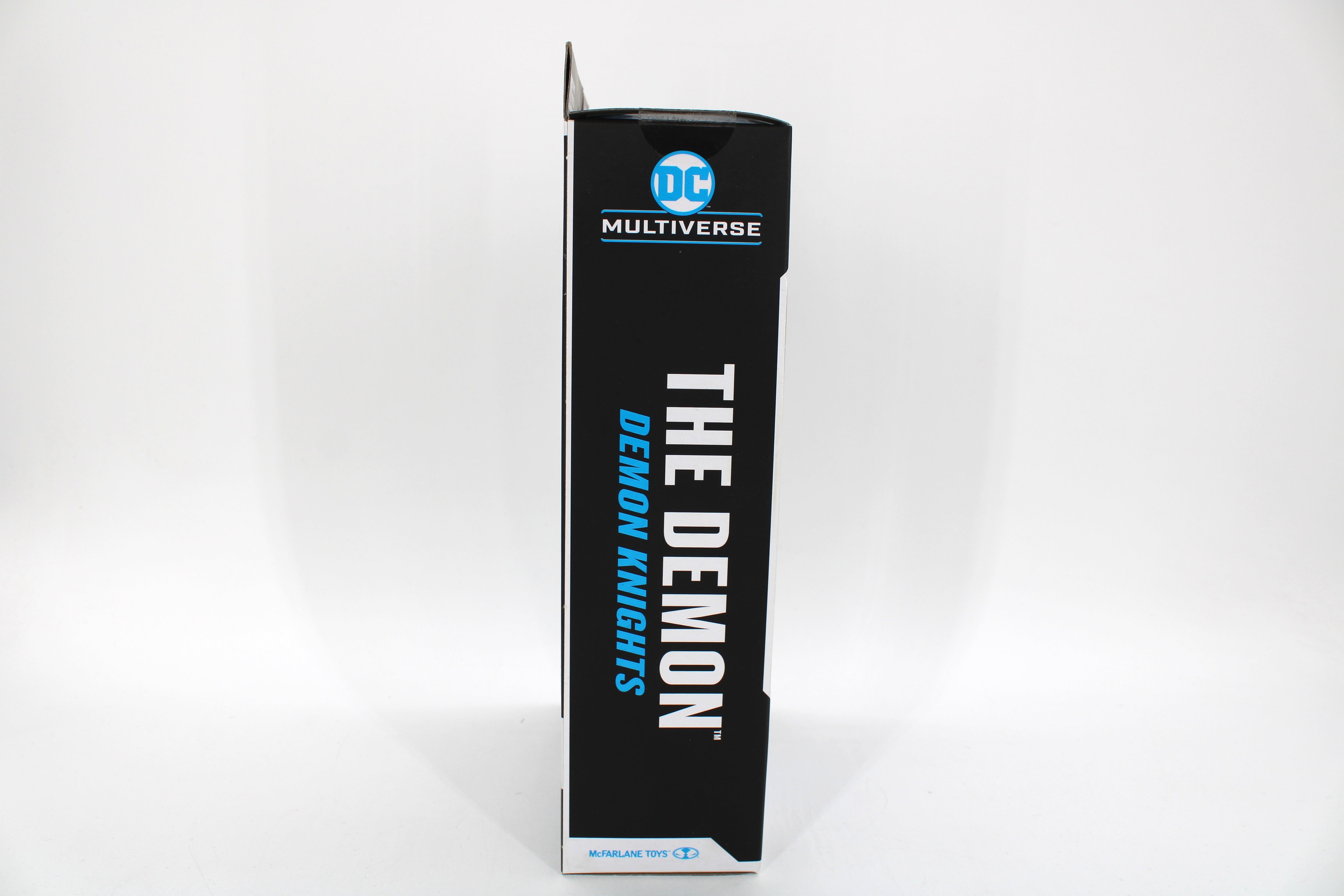 The Demon DC Multiverse 7-Inch Figure — Box Spine Side View