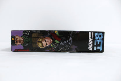 GI Joe Classified Series Night Force Falcon & Quarrel — Box Side with Character Portrait Art
