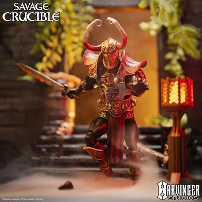 Nashorn The Disinherited Savage Crucible 6-Inch Figure — Articulation Pose Running with Sword
