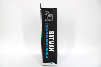 Batman DC Multiverse Designed by Todd McFarlane Figure — Spine with Facsimile Signature and Designed By Callout