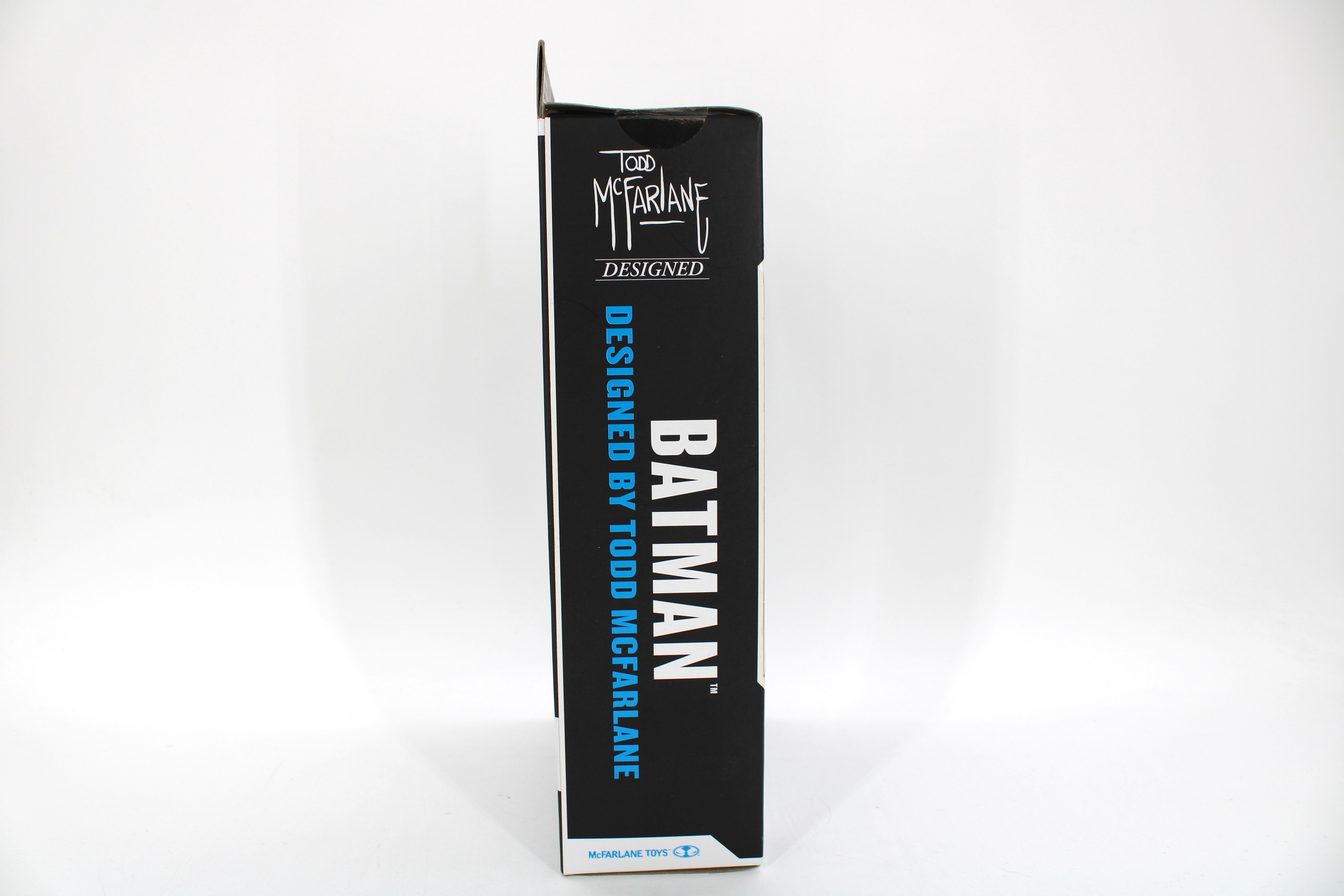 Batman DC Multiverse Designed by Todd McFarlane Figure — Spine with Facsimile Signature and Designed By Callout